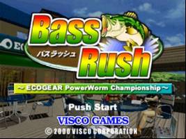 Bass Rush - ECOGEAR PowerWorm Championship Title Screen